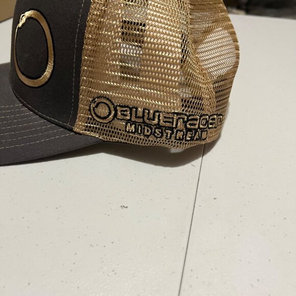 Classic Caps BlueRacer Midstream Trucker Hat Gray Tan New - Picture 9 of 12